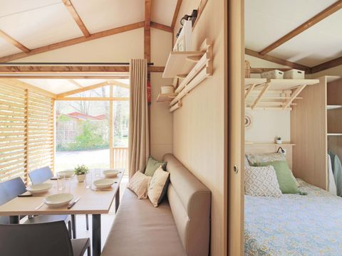 CHALET 5 personnes - Chalet Morea- 25m² - Vue Lac - terrasse couverte 12m²