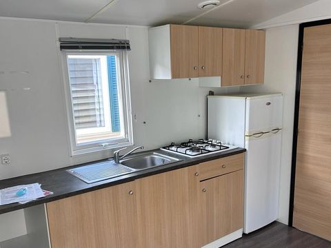 Mobilhome 5 personnes - Mobil-home Premium - 2 chambres (Maxi 4 adultes + 1 enfant) option clim