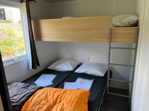 Mobilhome 5 personnes - Mobil-home Premium - 2 chambres (Maxi 4 adultes + 1 enfant) option clim