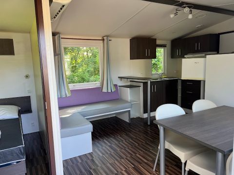 Mobilhome 7 personnes - Mobil-home Premium - 3 chambres (Maxi 6 adultes + 1 enfant) option clim