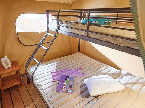 Tente en toile et en bois 5 personnes - Tente Pêcheur 4/5 pers.
