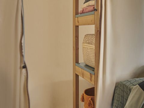 Tente en toile et en bois 4 personnes - Lodge Vacanziera (Gamme Supérieure) - Dimanche/Dimanche
