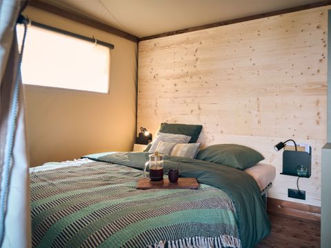 Tente en toile et en bois 4 personnes - Lodge Vacanziera (Gamme Supérieure) - Dimanche/Dimanche