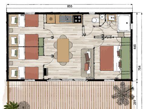 CHALET 7 personnes - Chalet Uliicolu (Gamme Supérieure) - Samedi/Samedi -