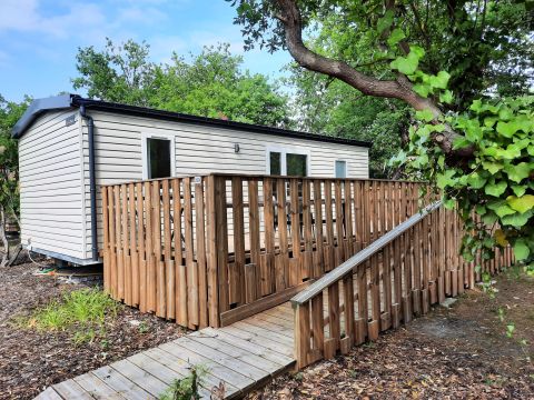 Mobilhome 4 personnes - Cottage Pyla PMR 3 Pièces 4 Personnes Climatisé + TV