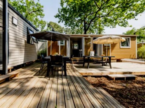 MOBILHOME 10 personnes - Cottage Tribu Pyla 6 Pièces 10 Personnes Climatisé + TV