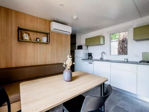 MOBILHOME 10 personnes - Cottage Tribu Pyla 6 Pièces 10 Personnes Climatisé + TV