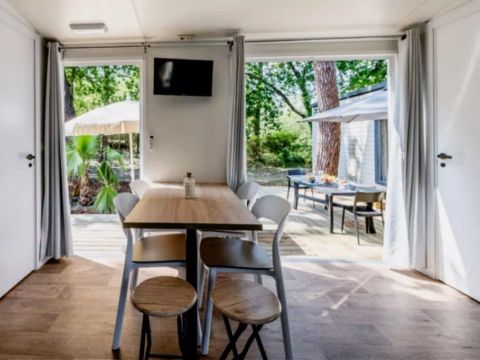 MOBILHOME 10 personnes - Cottage Tribu Pyla 6 Pièces 10 Personnes Climatisé + TV