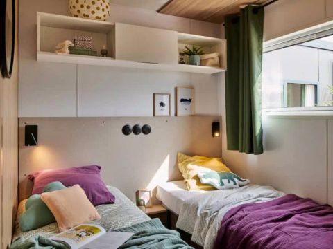 MOBILHOME 6 personnes - Cottage Taos Premium 4 Pièces 6 Personnes Climatisé + TV + Jacuzzi