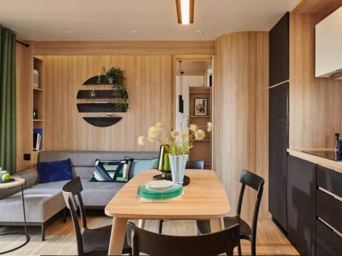 MOBILHOME 6 personnes - Cottage Taos Premium 4 Pièces 6 Personnes Climatisé + TV + Jacuzzi