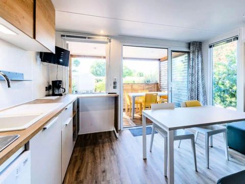 Mobilhome 4 personnes - Cottage Pyla 3 Pièces 4 Personnes Climatisé + TV