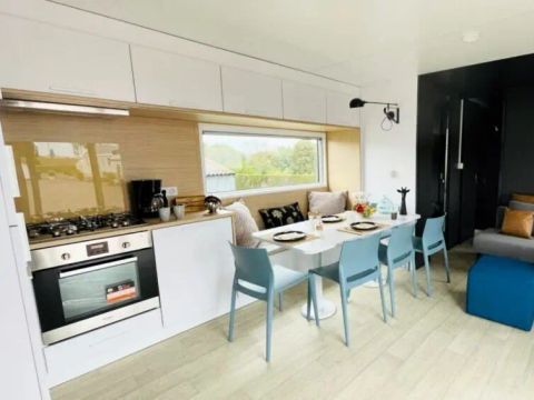 Mobilhome 6 personnes - Cottage Taos 4 Pièces 6 Personnes Climatisé + TV 2sdb