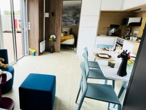 Mobilhome 6 personnes - Cottage Taos 4 Pièces 6 Personnes Climatisé + TV 2sdb