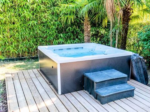 Mobilhome 6 personnes - Cottage Taos Premium 4 Pièces 6 Personnes Climatisé + TV + Jacuzzi