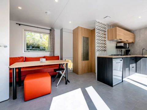 Mobilhome 6 personnes - Cottage Arcachon - 4 Pièces - Climatisé - TV - 2 salles de bain