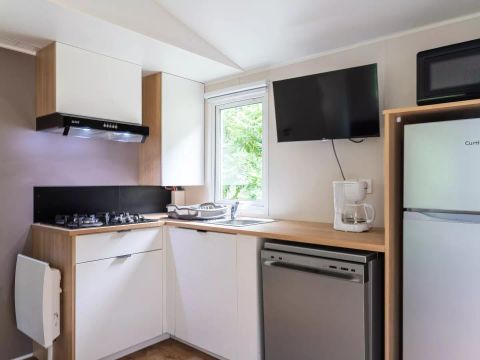 MOBILHOME 3 personnes - Cottage Confort 2 Pièces 2/3 Personnes Climatisé + TV