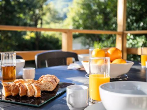 MOBILHOME 8 personnes - Cottage Confort 4 Pièces 6/8 Personnes Climatisé + TV