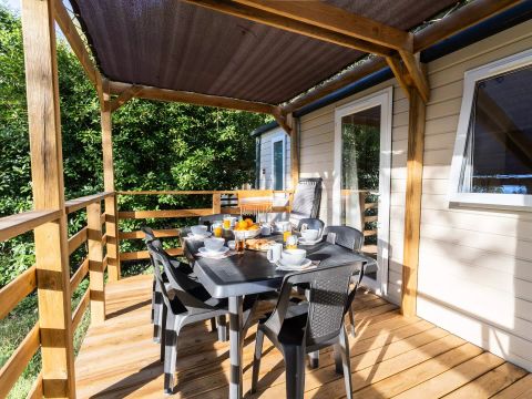 MOBILHOME 8 personnes - Cottage Confort 4 Pièces 6/8 Personnes Climatisé + TV