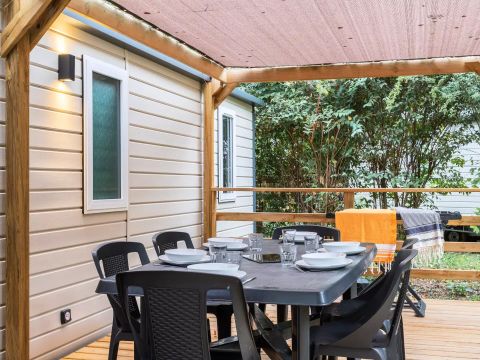 MOBILHOME 10 personnes - Cottage Confort 5 Pièces 8/10 Personnes Climatisé + TV