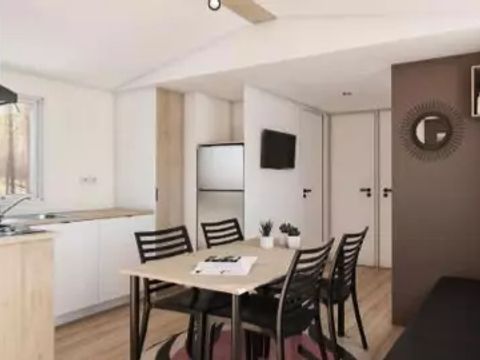 MOBILHOME 12 personnes - Cottage Privilège 6 Pièces 10/12 Personnes Climatisé + TV