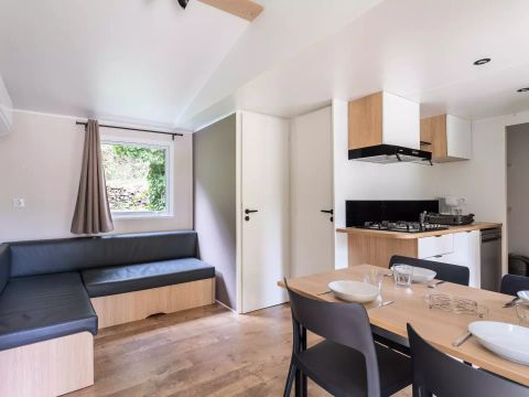 MOBILHOME 6 personnes - Cottage Confort 3 Pièces 4/6 Personnes Climatisé + TV