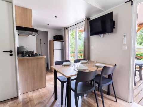 MOBILHOME 6 personnes - Cottage Confort 3 Pièces 4/6 Personnes Climatisé + TV