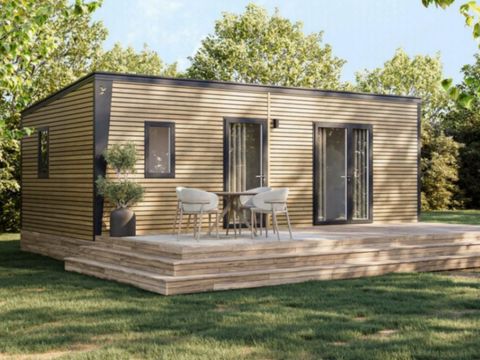 MOBILHOME 6 personnes - Cottage confort 2 chambres clim, tv, lv