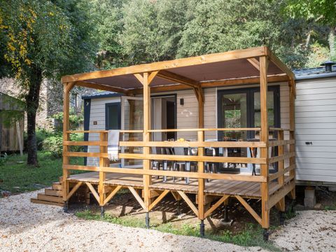 MOBILHOME 6 personnes - Cottage confort 2 chambres clim, tv, lv