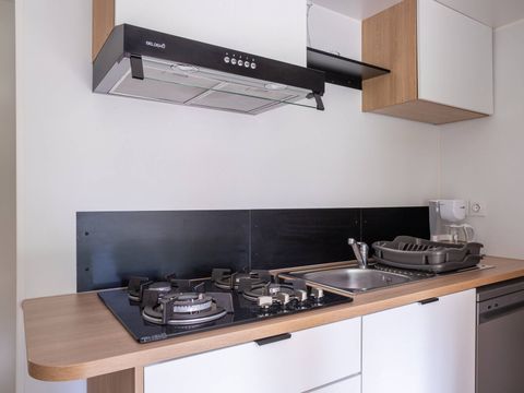MOBILHOME 6 personnes - Mobil-home | Comfort | 2 Ch. | 4/6 Pers. | Terrasse surélevée | Clim. | TV