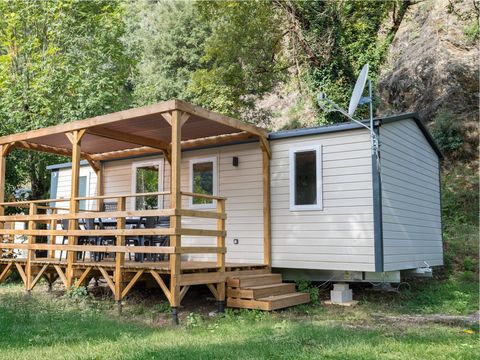 MOBILHOME 8 personnes - Mobil-home | Premium | 3 Ch. | 6/8 Pers. | Terrasse surélevée | Clim. | TV