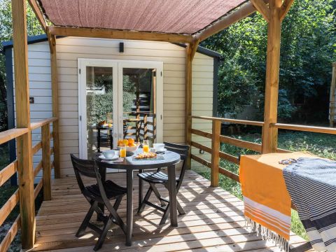 MOBILHOME 4 personnes - Cottage Confort 2 Pièces 2/4 Personnes Climatisé + TV