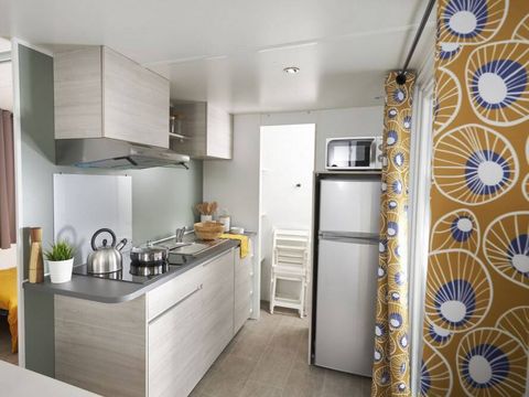 MOBILHOME 4 personnes - Premium | 2 Chambres | 4 Couchages | Terrasse semi couverte | 1 Salle de bain | Climatisation