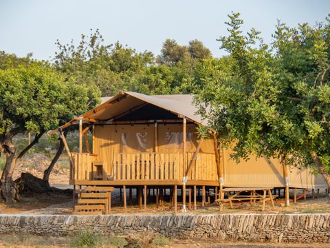 TENTE TOILE ET BOIS 5 personnes - SAFARI LODGE 2ch 5pers