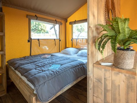 TENTE TOILE ET BOIS 5 personnes - SAFARI LODGE 2ch 5pers