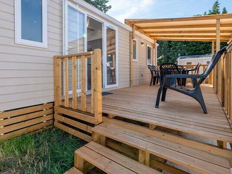 MOBILHOME 6 personnes - Mobil-home | Comfort | 3 Ch. | 6 Pers. | Terrasse surélevée | Clim.