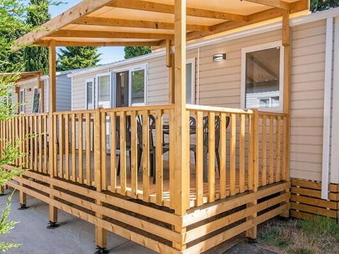 MOBILHOME 6 personnes - Mobil-home | Comfort | 3 Ch. | 6 Pers. | Terrasse surélevée | Clim.