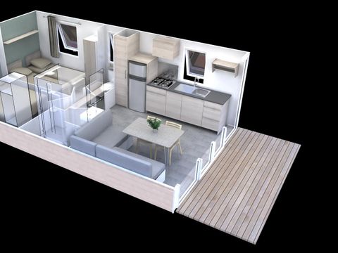 MOBILHOME 6 personnes - CASITA LIMON - 26m²- 2 chambres