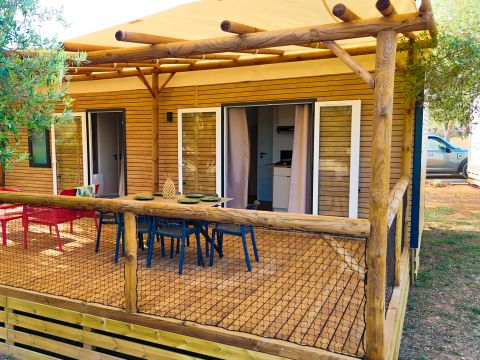 MOBILHOME 6 personnes - CASITA OLIVA VIP - 36m²- 2 chambres