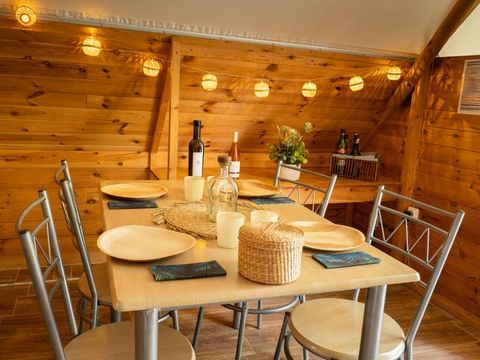 Hébergement 4 personnes - ECOTIPI - 32m²- 1 chambre