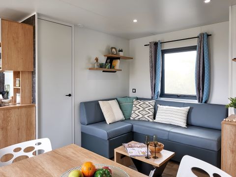MOBILHOME 6 personnes - Mobil-home Premium 32 m² 3 chambres + terrasse 21m² + TV + LV + clim + plancha 6 pers