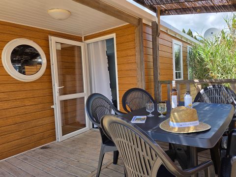 MOBILHOME 6 personnes - Standard 32m² (3 chambres) + Terrasse + Clim