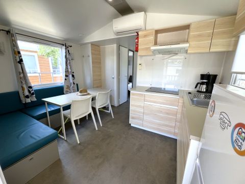 Mobilhome 6 personnes - Standard 32m² (3 chambres) + Terrasse + Clim