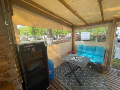 TENTE 2 personnes - Tonneau 2 trèfles 1 chambre - Sans sanitaire