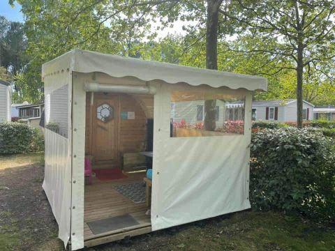 TENTE 2 personnes - Tonneau 2 trèfles 1 chambre - Sans sanitaire
