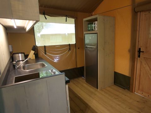 TENTE TOILE ET BOIS 5 personnes - Glamping Haritza