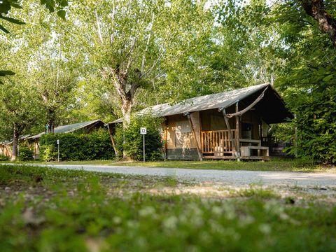 TENTE TOILE ET BOIS 6 personnes - Nomade