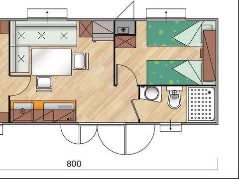 MOBILHOME 4 personnes - Mobilhome 4 personnes