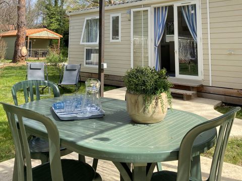 MOBILHOME 4 personnes -  2 chambres - TV - CLIM - PLANCHA