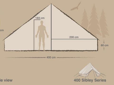 TENTE 4 personnes - TIENDA DE ALGODON