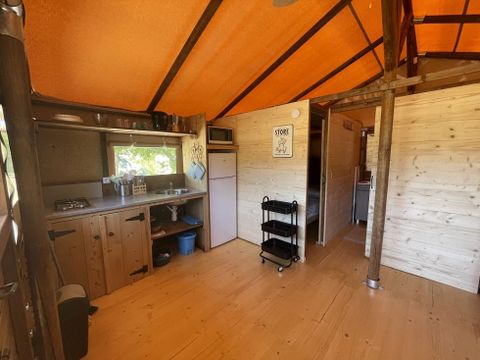 Hébergement 5 personnes - Lodge sur pilotis